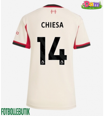 Liverpool Federico Chiesa #14 Bortatröja Kvinnor 2025-26 Kortärmad